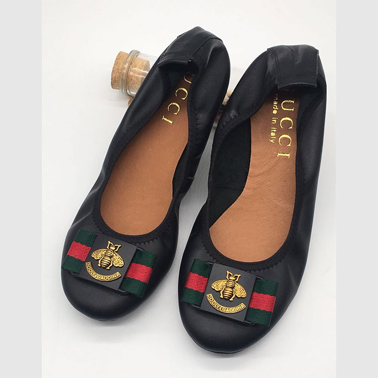 2018 gucci women Dancing shoes in Calfskin