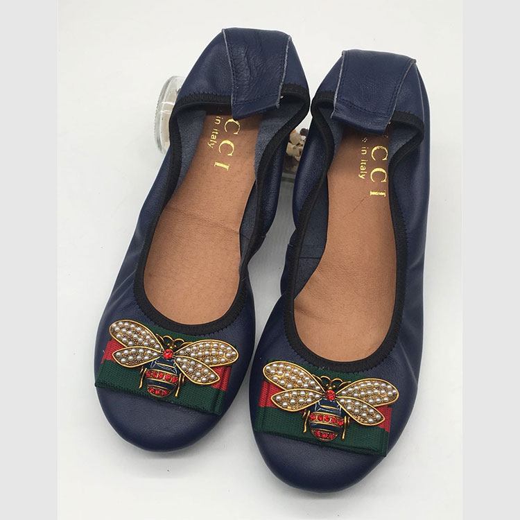 2018 gucci women Dancing shoes in Calfskin