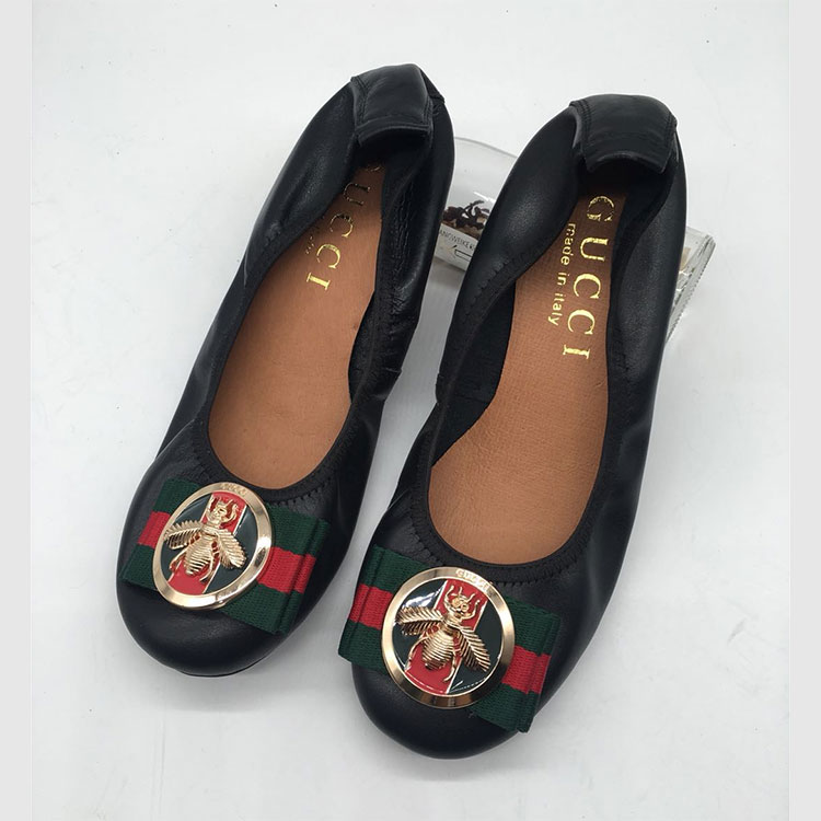 2018 gucci women Dancing shoes in Calfskin