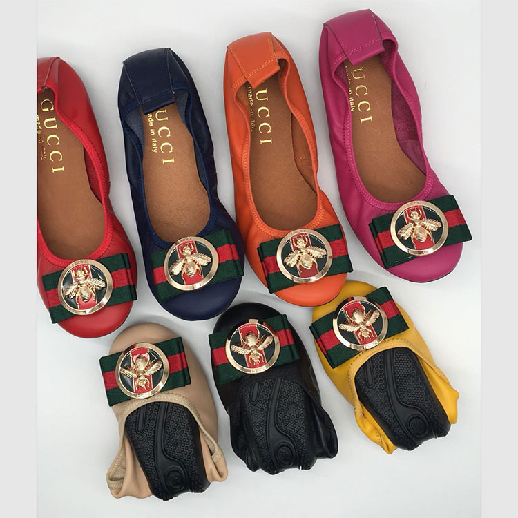 2018 gucci women Dancing shoes in Calfskin