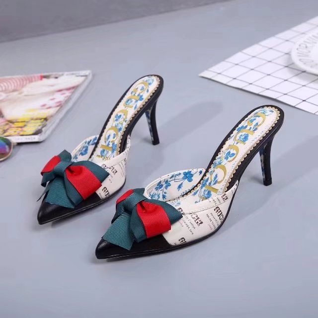 2018 gucci women Sandal in Calfskin Heel 7.5cm