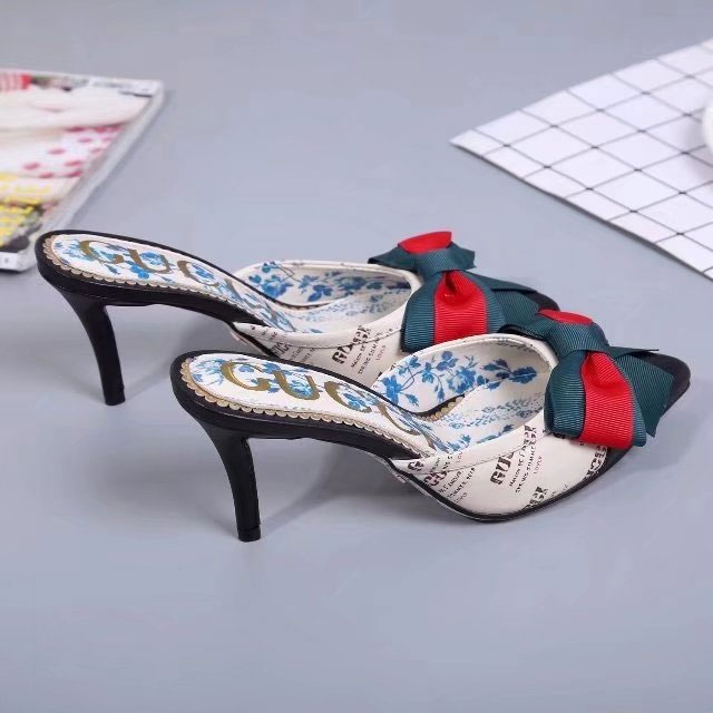 2018 gucci women Sandal in Calfskin Heel 7.5cm