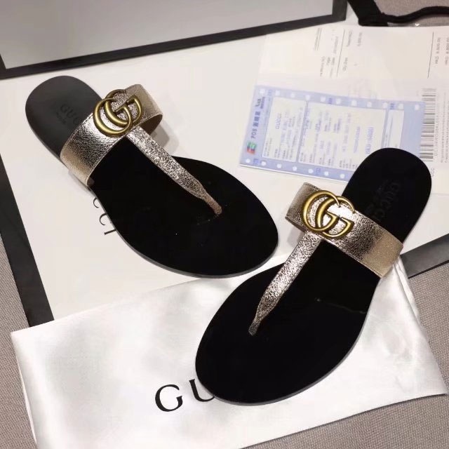 2018 gucci women Slippers in Calfskin leather