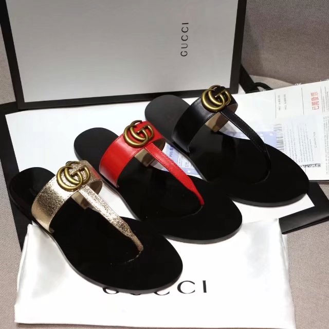 2018 gucci women Slippers in Calfskin leather