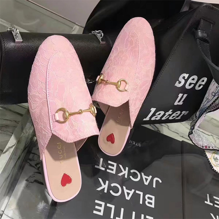 2018 gucci women Slippers in Lace