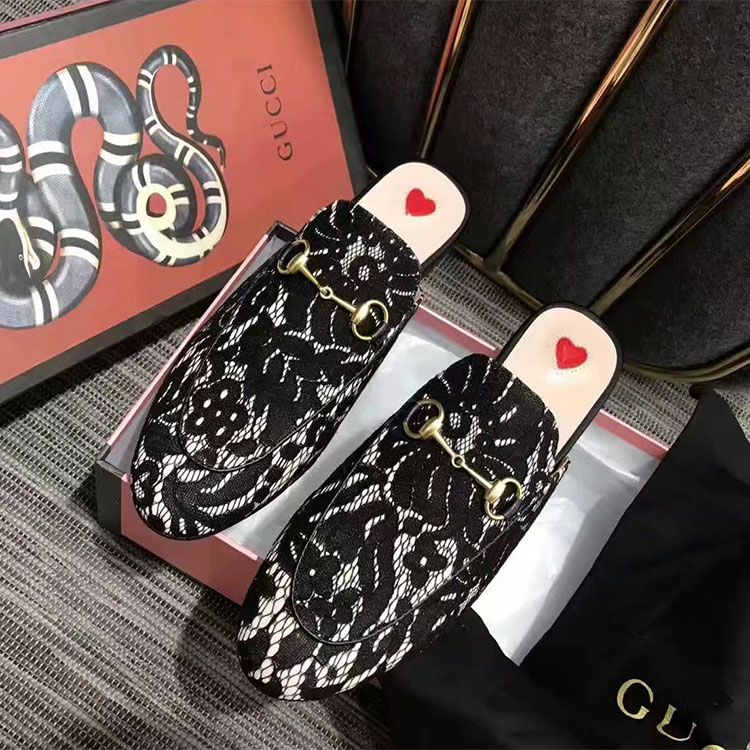 2018 gucci women Slippers in Lace