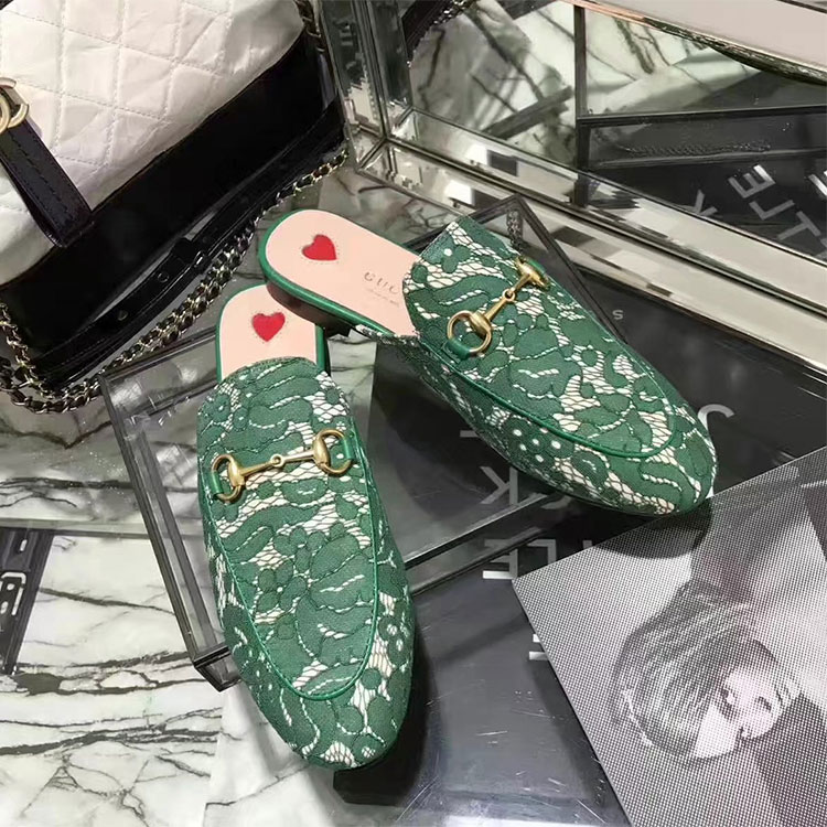 2018 gucci women Slippers in Lace