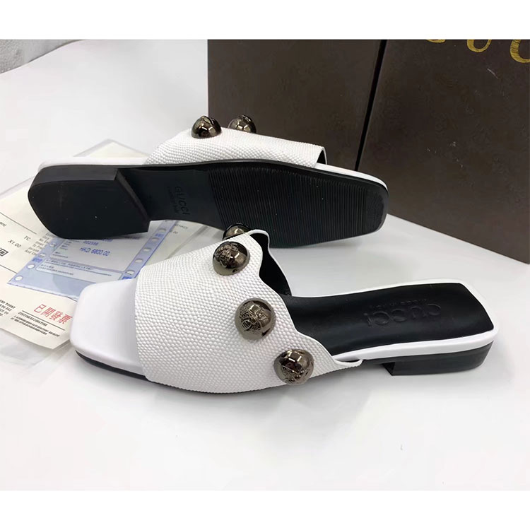 2018 gucci women Slippers in Lambskin leather