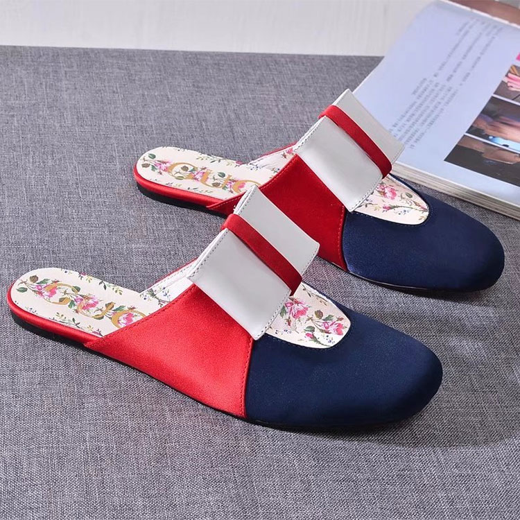 2018 gucci women Slippers in Silk