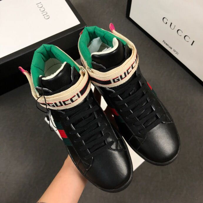 2018 gucci women boots in Calfskin