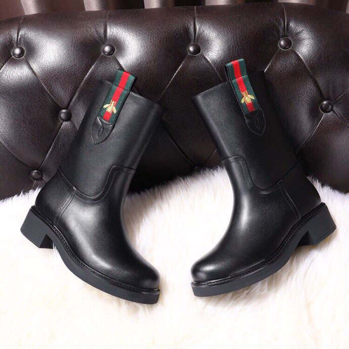 2018 gucci women boots in Calfskin Heel 4.5cm