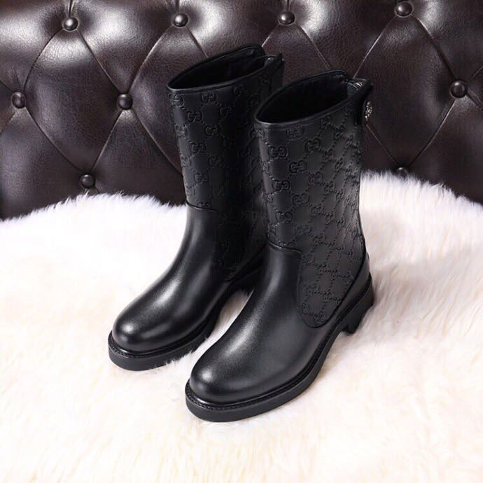 2018 gucci women boots in Calfskin Heel 4.5cm