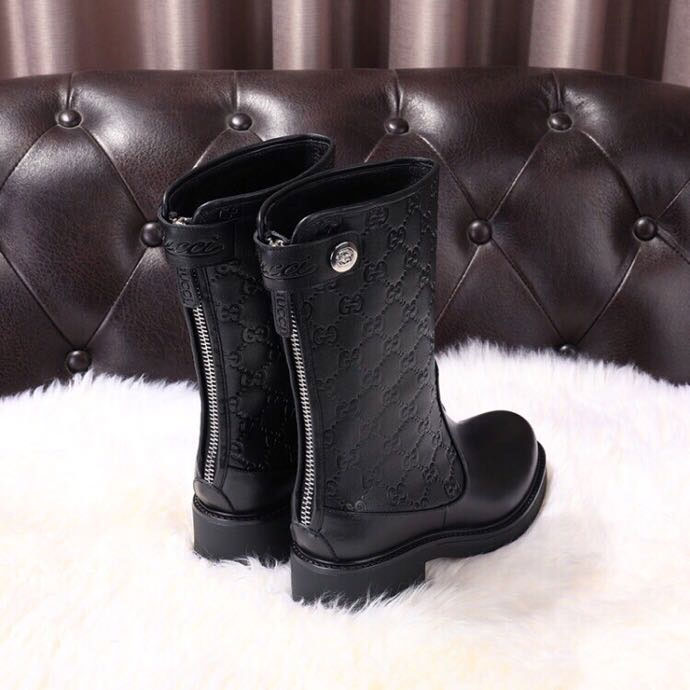 2018 gucci women boots in Calfskin Heel 4.5cm