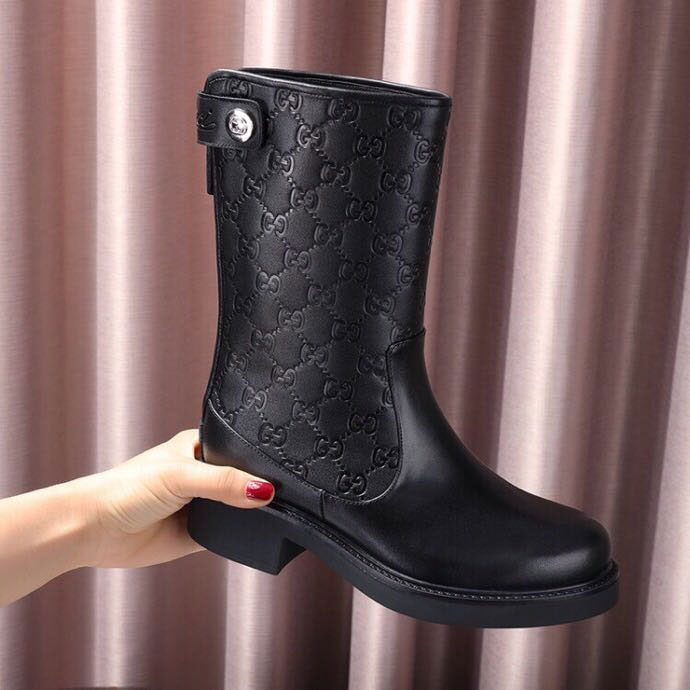 2018 gucci women boots in Calfskin Heel 4.5cm