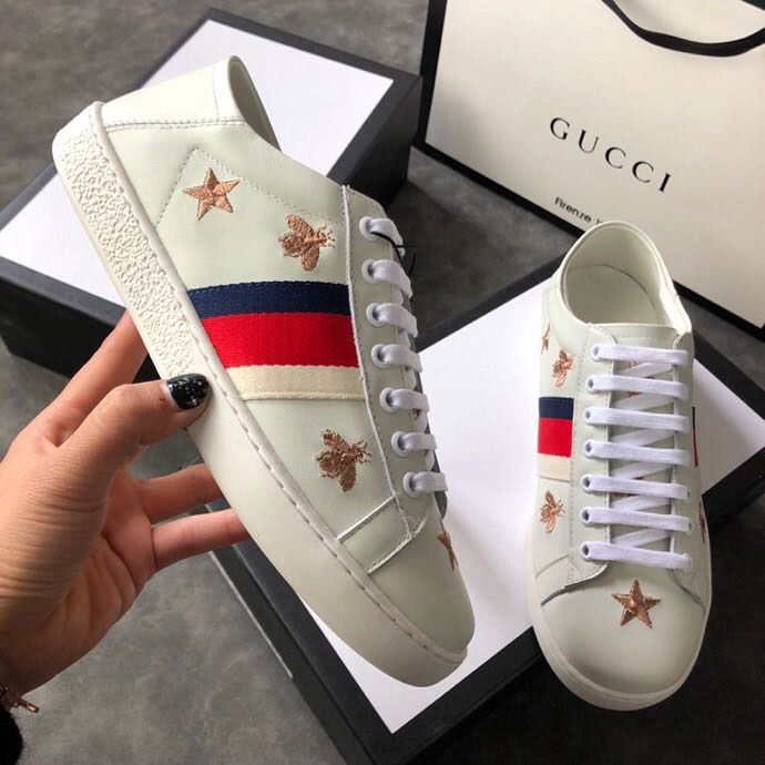 2018 gucci women shoes in Calfskin