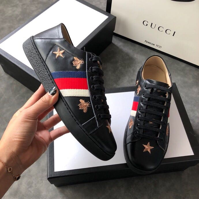 2018 gucci women shoes in Calfskin