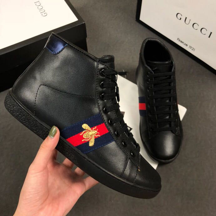 2018 gucci women shoes in Calfskin