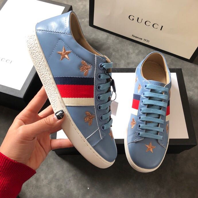 2018 gucci women shoes in Calfskin