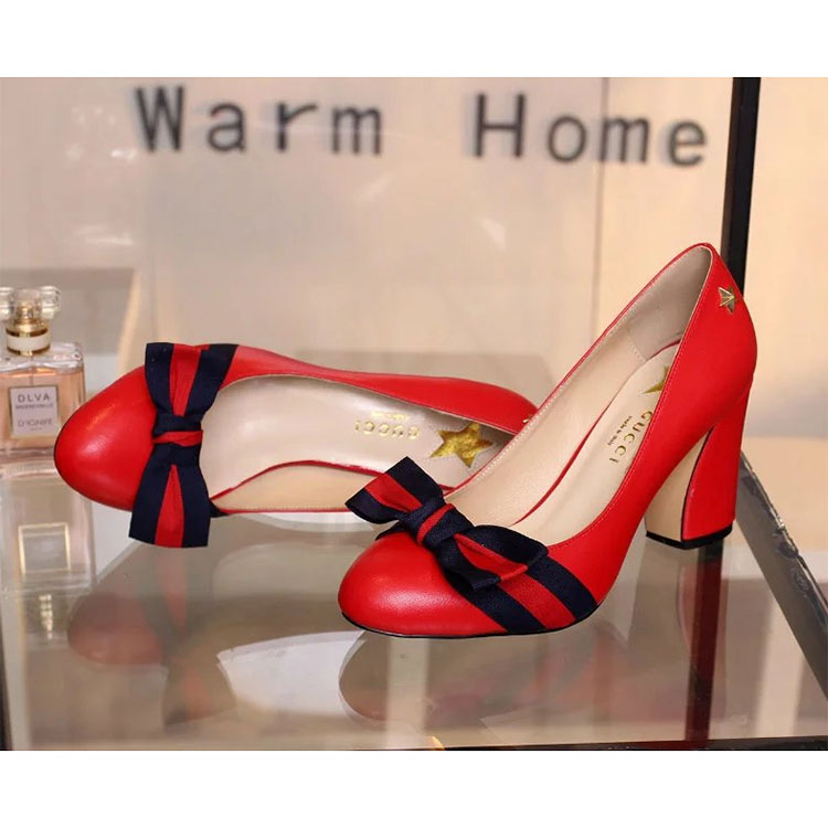 2018 gucci women shoes in Calfskin