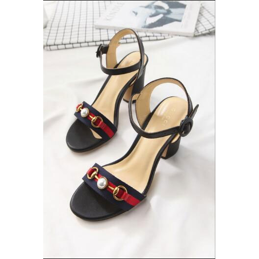 2018 gucci women shoes in Lambskin Heel 8cm