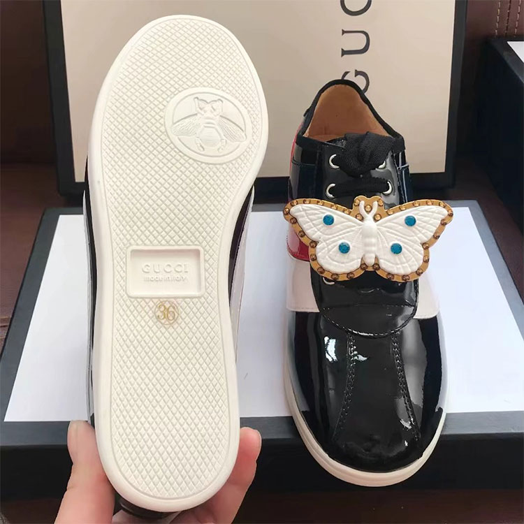 2018 gucci women shoes in Patent leather