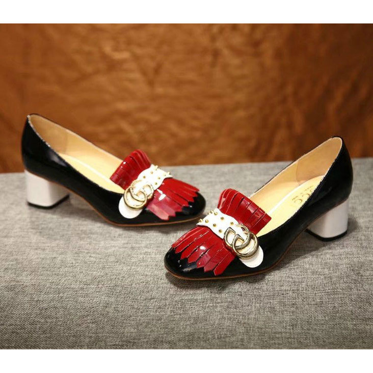 2018 gucci women shoes in Patent leather Heel 5cm