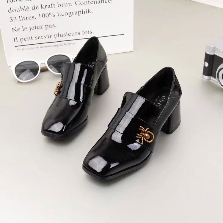 2018 gucci women shoes in Patent leather Heel 6cm