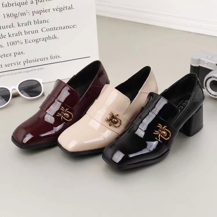 2018 gucci women shoes in Patent leather Heel 6cm