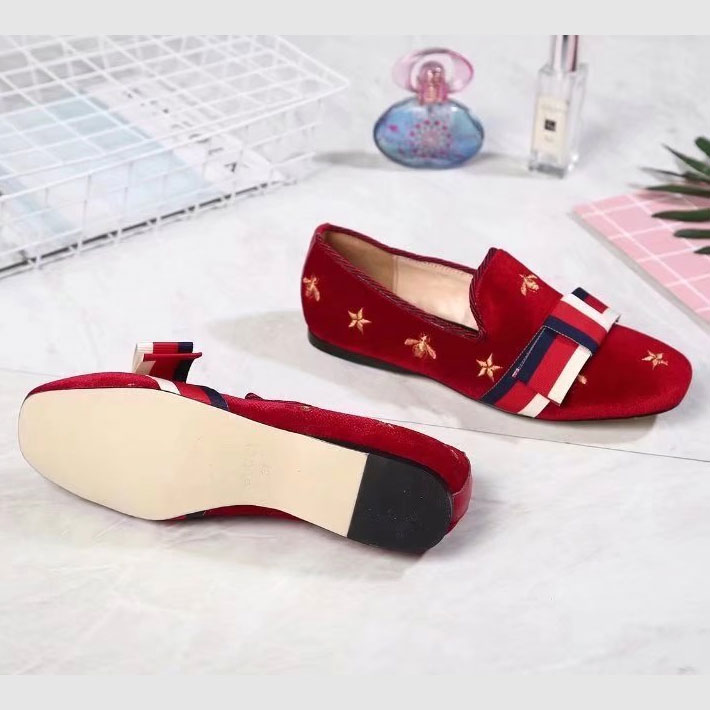 2018 gucci women shoes in velvet