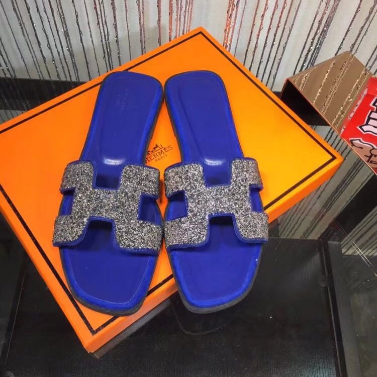 2018 hermes women Flat Slippers