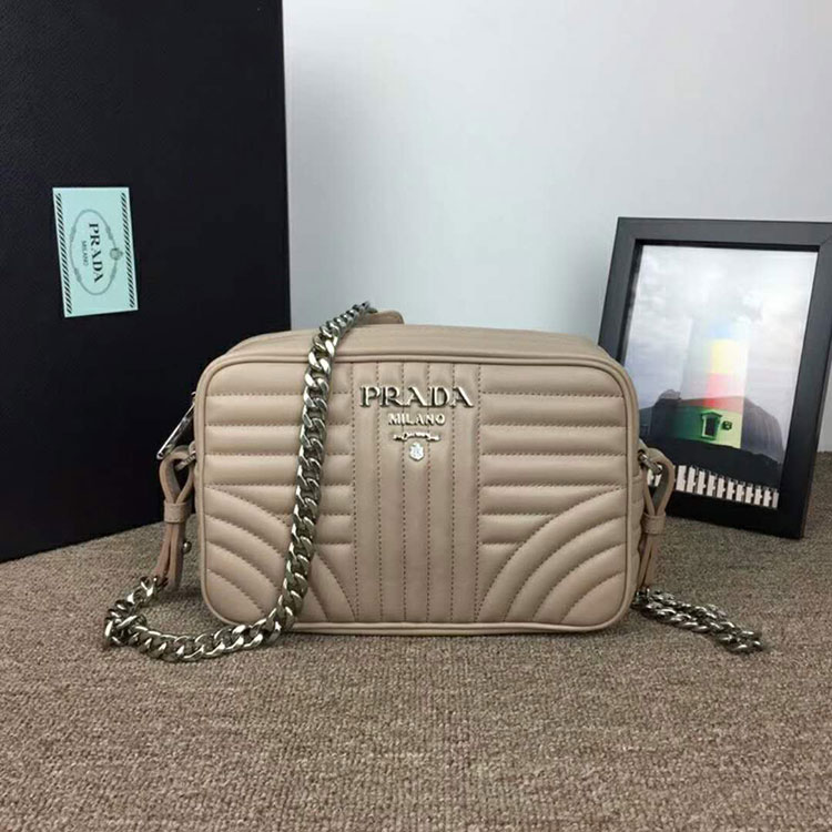 2018 prada diagramme leather cross-body bag