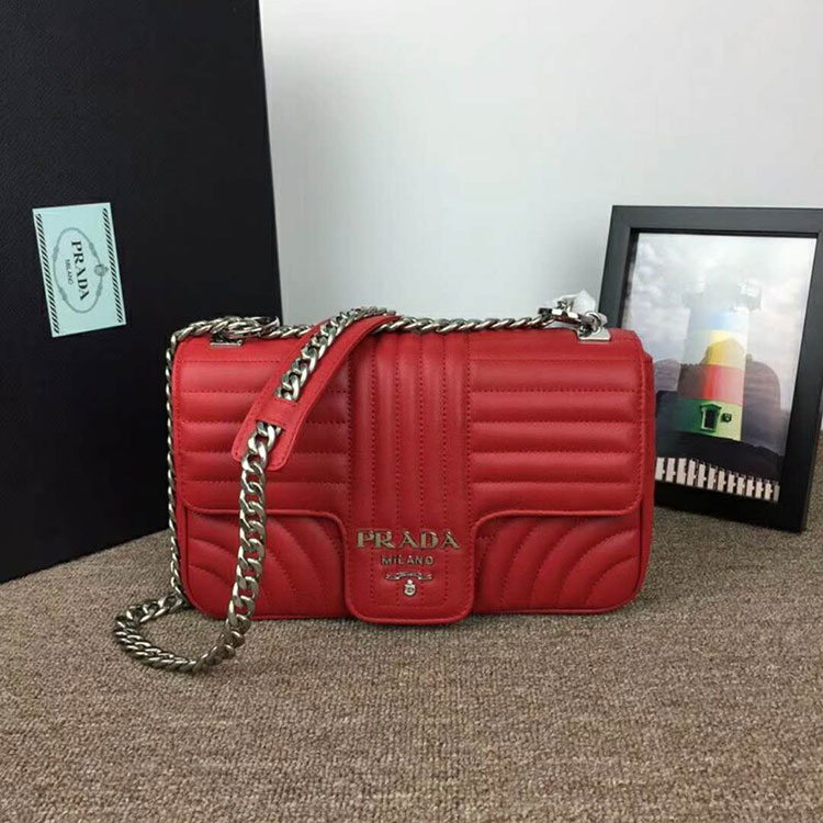 2018 prada diagramme leather shoulder bag