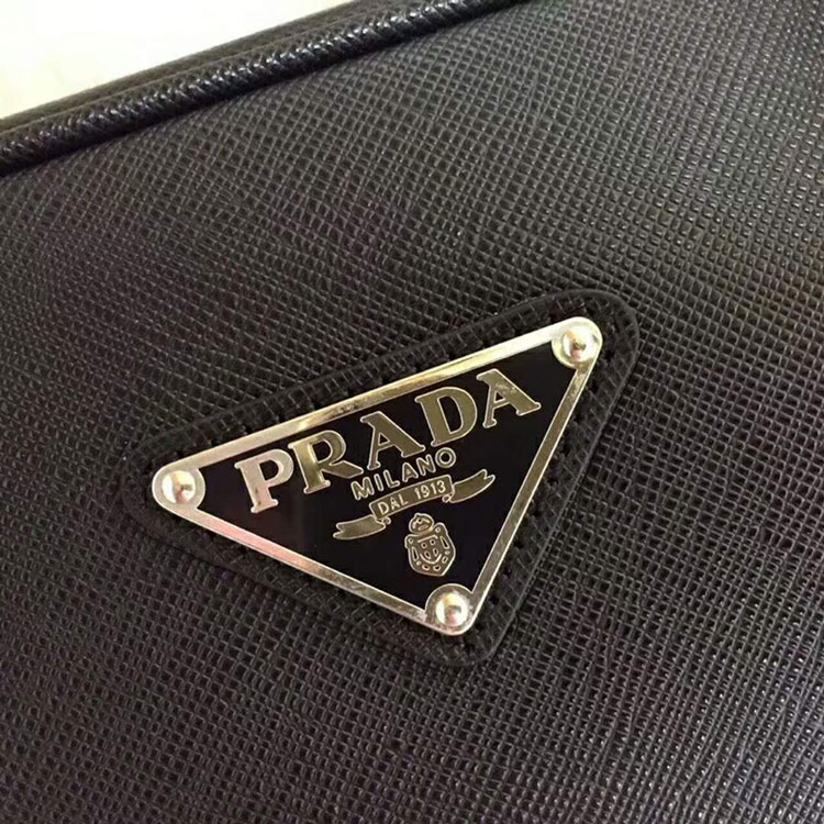 2018 prada leather briefcase