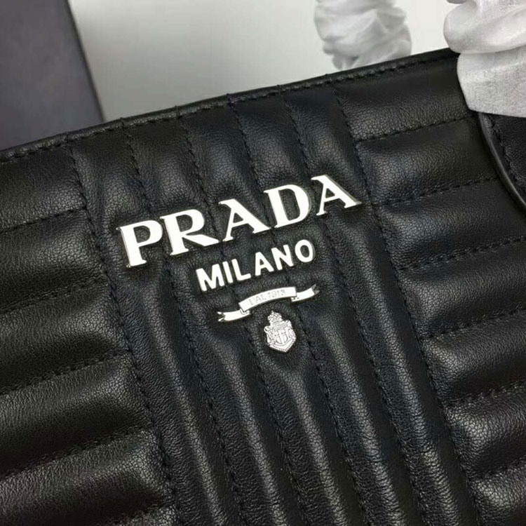 2018 prada leather handbag