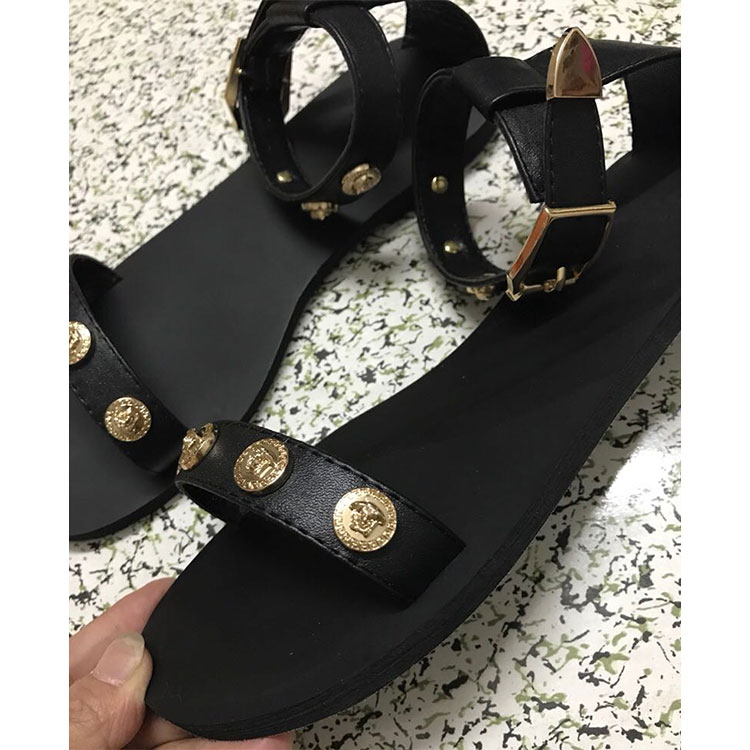 2018 versace women Sandal in Calfskin