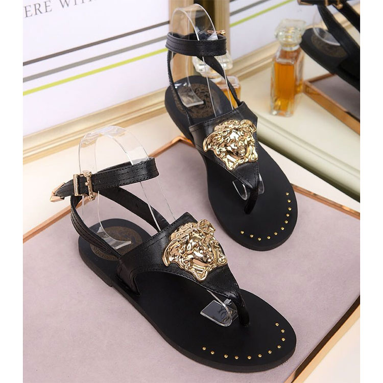 2018 versace women Sandal in Calfskin