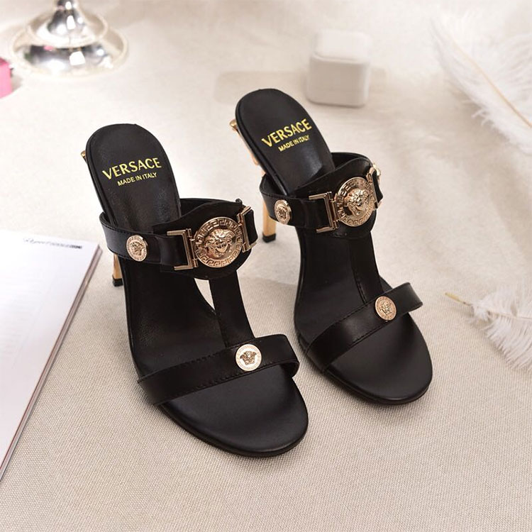 2018 versace women Sandal in Calfskin Heel 10cm