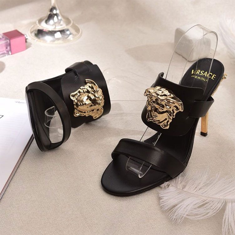 2018 versace women Sandal in Calfskin Heel 10cm