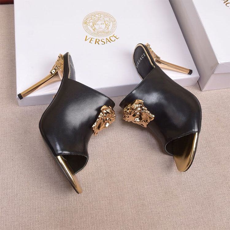 2018 versace women Sandal in Calfskin Heel 10cm