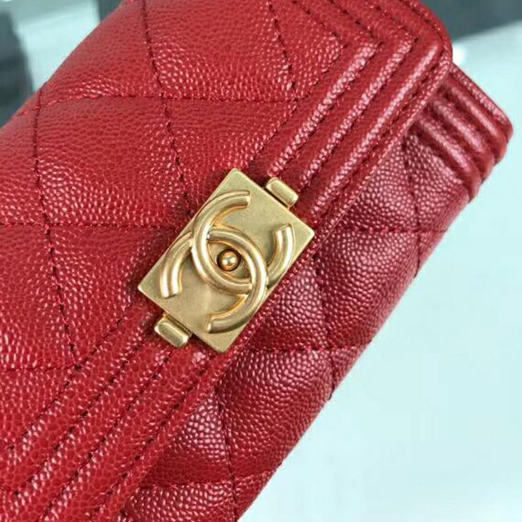 2019 BOY CHANEL Card Holder