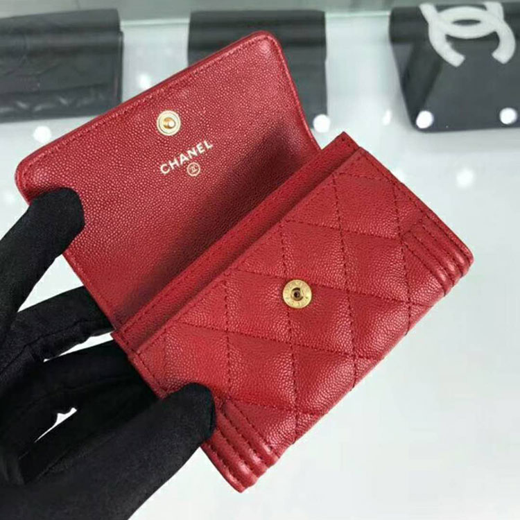 2019 BOY CHANEL Card Holder