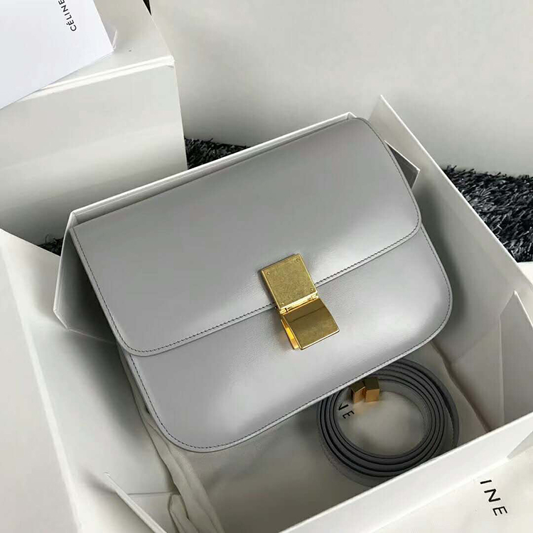 2019 CELINE MEDIUM CLASSIC BAG IN BOX CALFSKIN