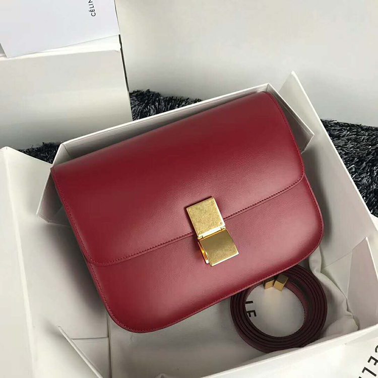 2019 CELINE MEDIUM CLASSIC BAG IN BOX CALFSKIN