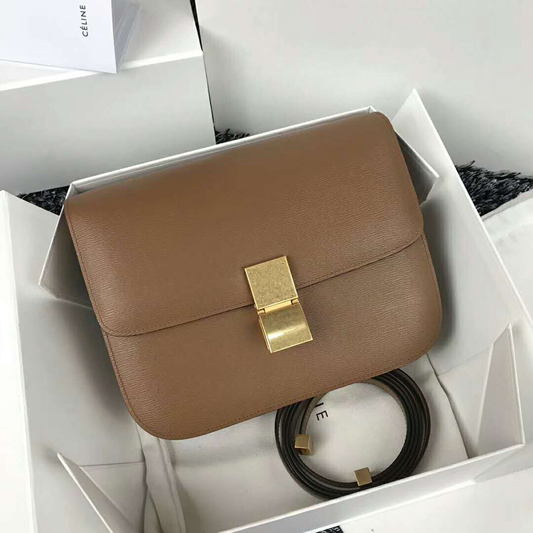 2019 CELINE MEDIUM CLASSIC BAG IN BOX CALFSKIN