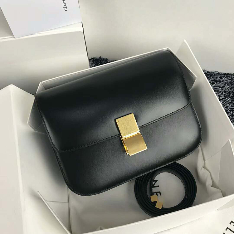 2019 CELINE MEDIUM CLASSIC BAG IN BOX CALFSKIN