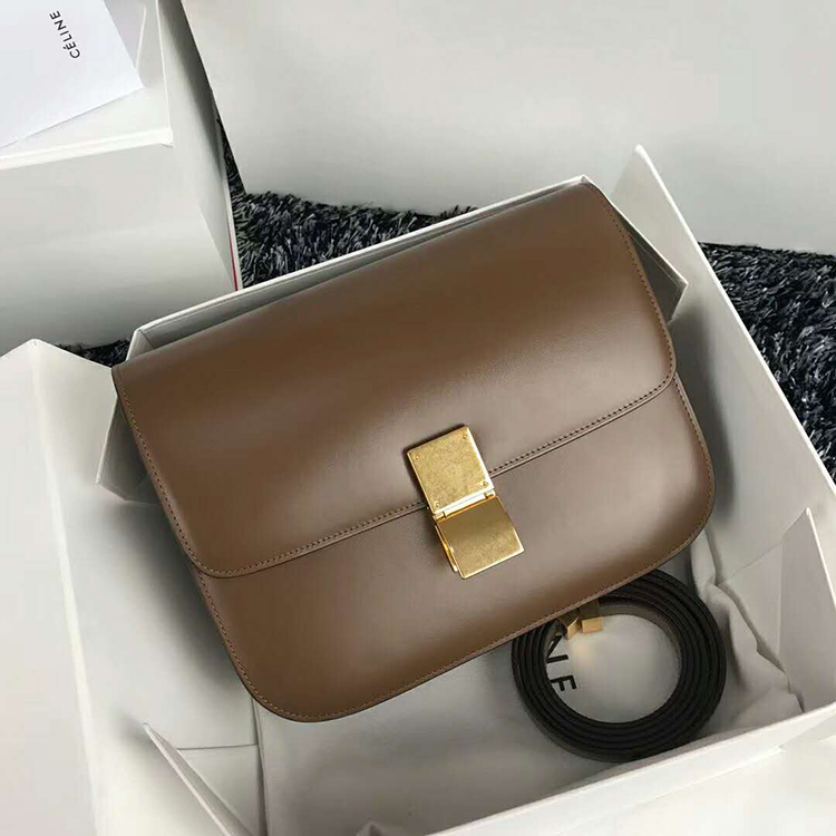 2019 CELINE MEDIUM CLASSIC BAG IN BOX CALFSKIN