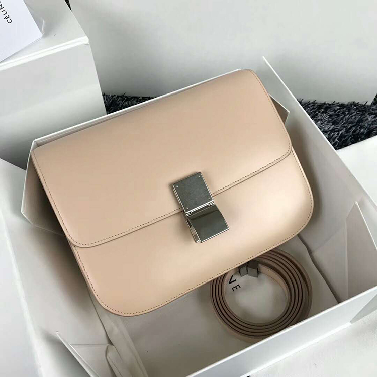 2019 CELINE MEDIUM CLASSIC BAG IN BOX CALFSKIN