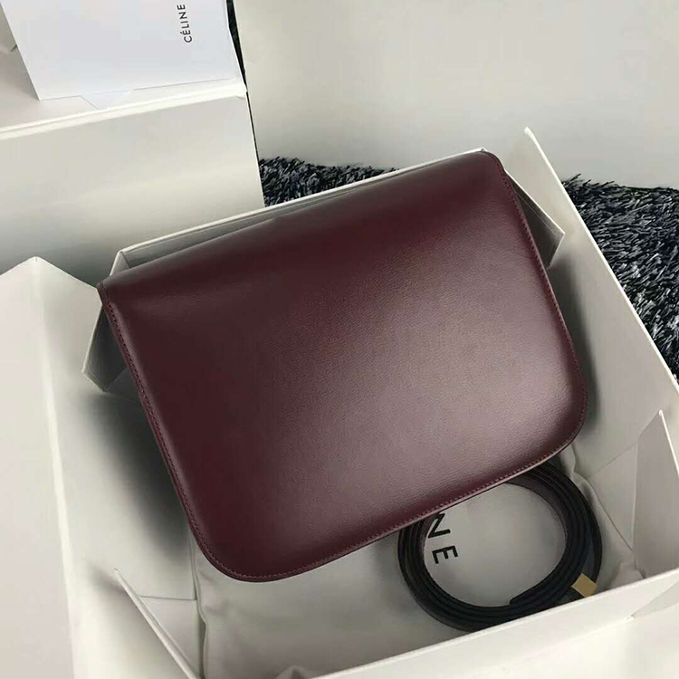 2019 CELINE MEDIUM CLASSIC BAG IN BOX CALFSKIN