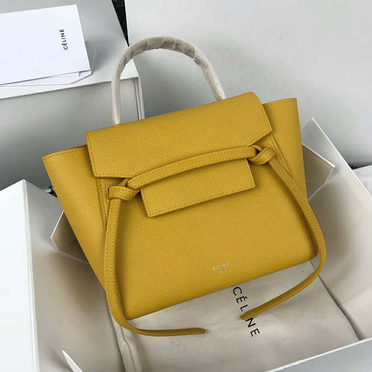 2019 Celine NANO BELT BAG IN GRAINED CALFSKIN