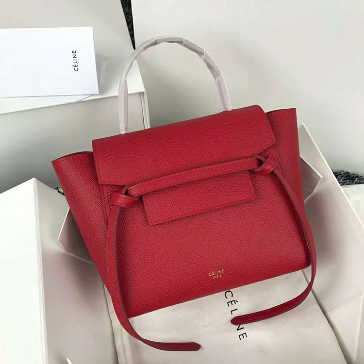 2019 Celine NANO BELT BAG IN GRAINED CALFSKIN